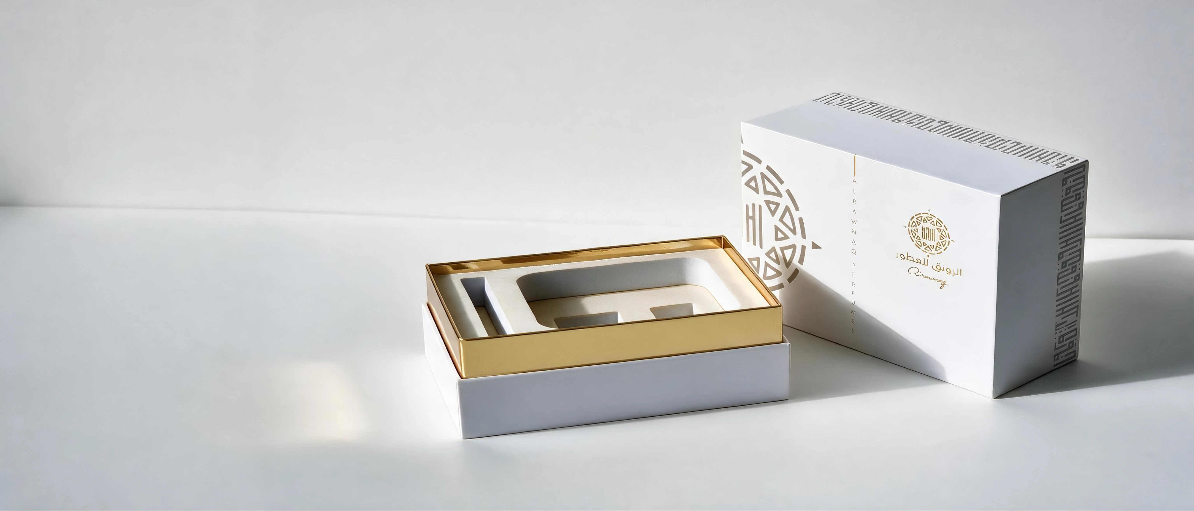 Security graphics integrated into premium packaging